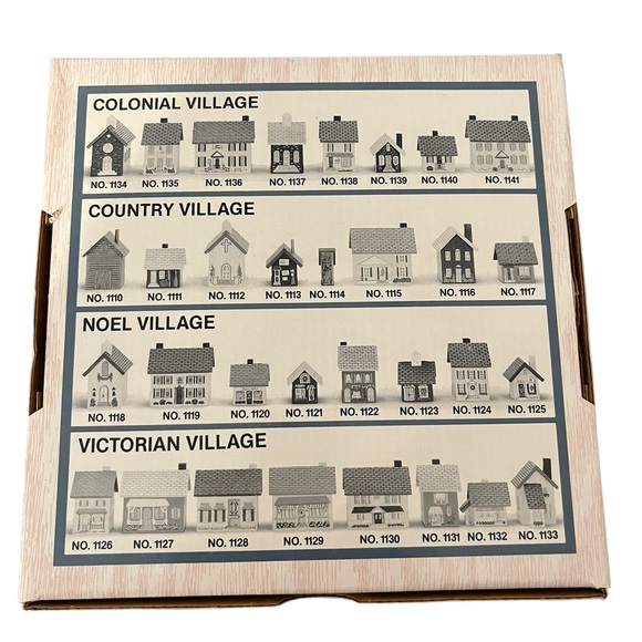 Vintage 1990 Cape Craftsman Victorian Village by Artist Rose Kennedy 3 Piece Set - Picture 8 of 9